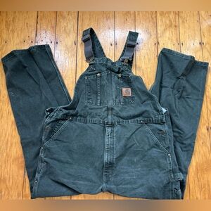 Forest Green Carhartt Work Overalls